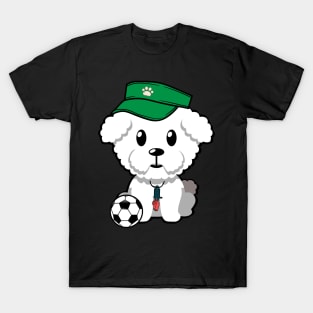 Funny furry dog is a soccer coach T-Shirt